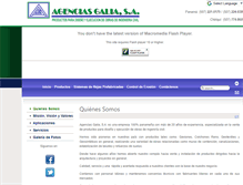 Tablet Screenshot of agenciasgalia.com